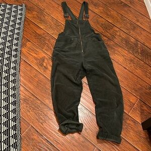 Women’s Olive Green Corduroy Style Jumpsuit